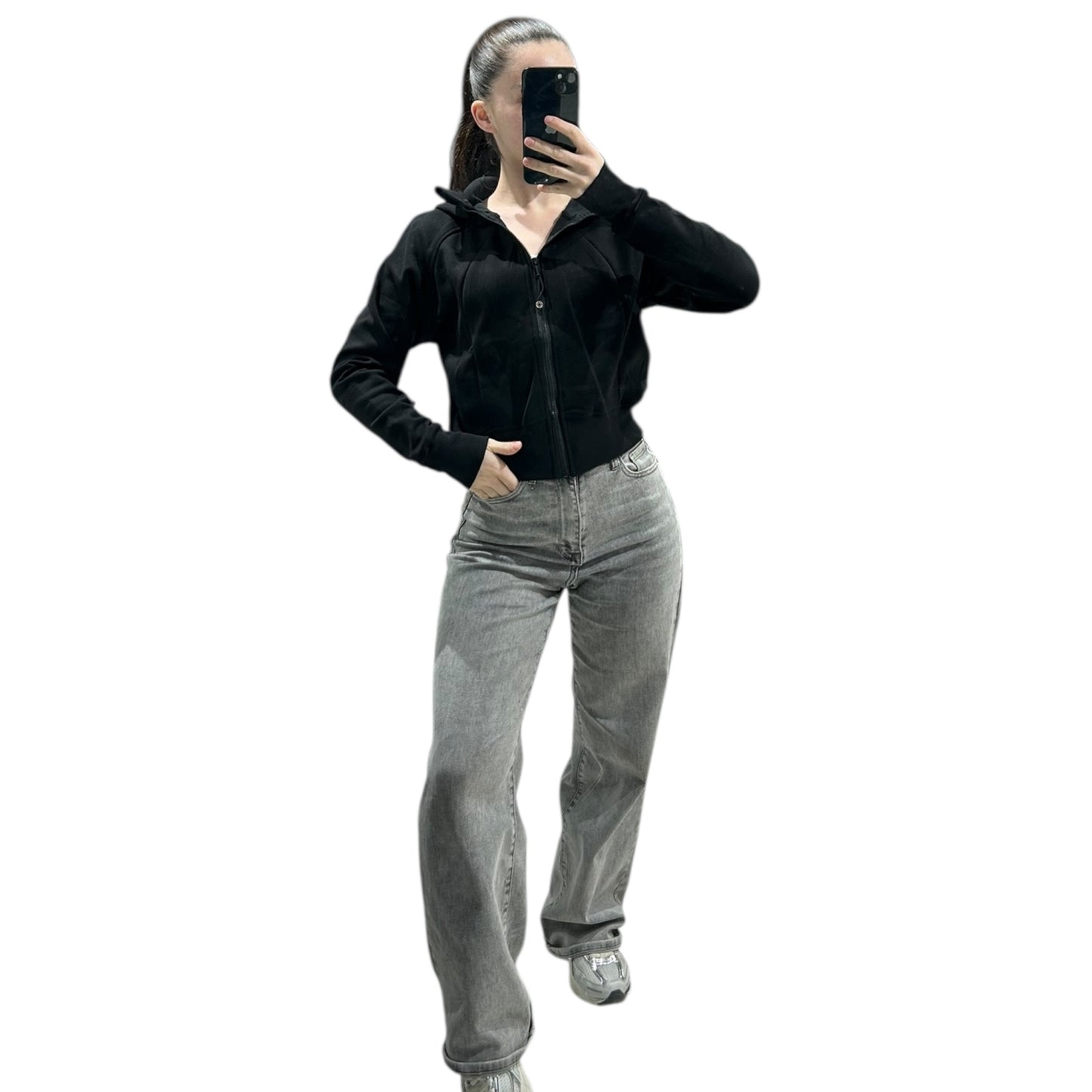 gilet capuche court 2607