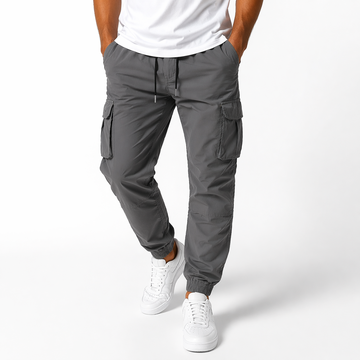 Pantalon Cargo Homme Jogger – Coupe Moderne avec Poches