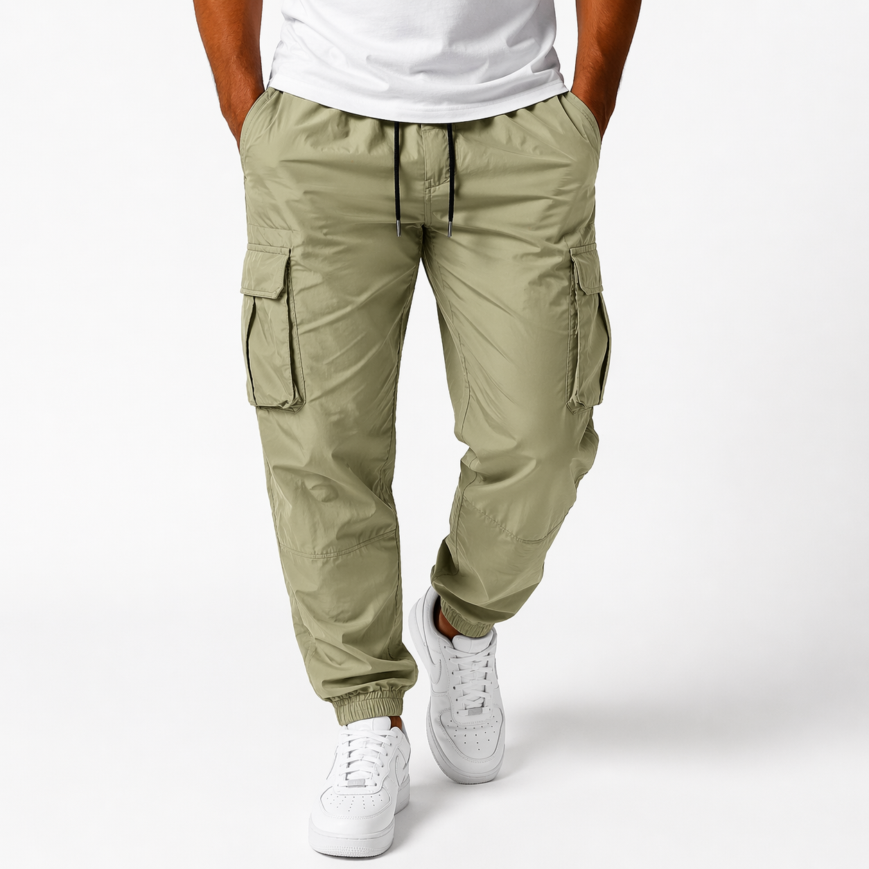 Pantalon Cargo Homme Jogger – Coupe Moderne avec Poches