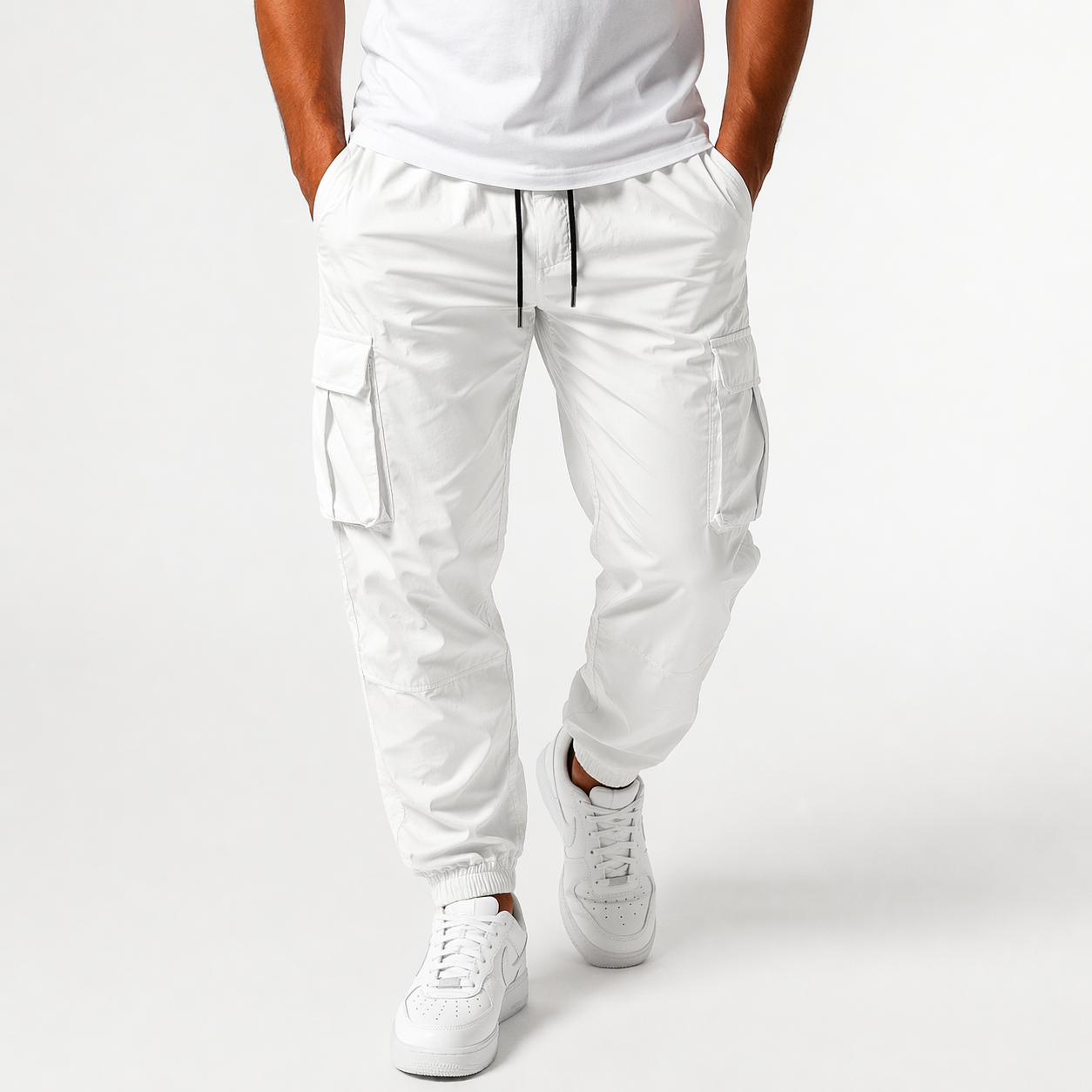Pantalon Cargo Homme Jogger – Coupe Moderne avec Poches