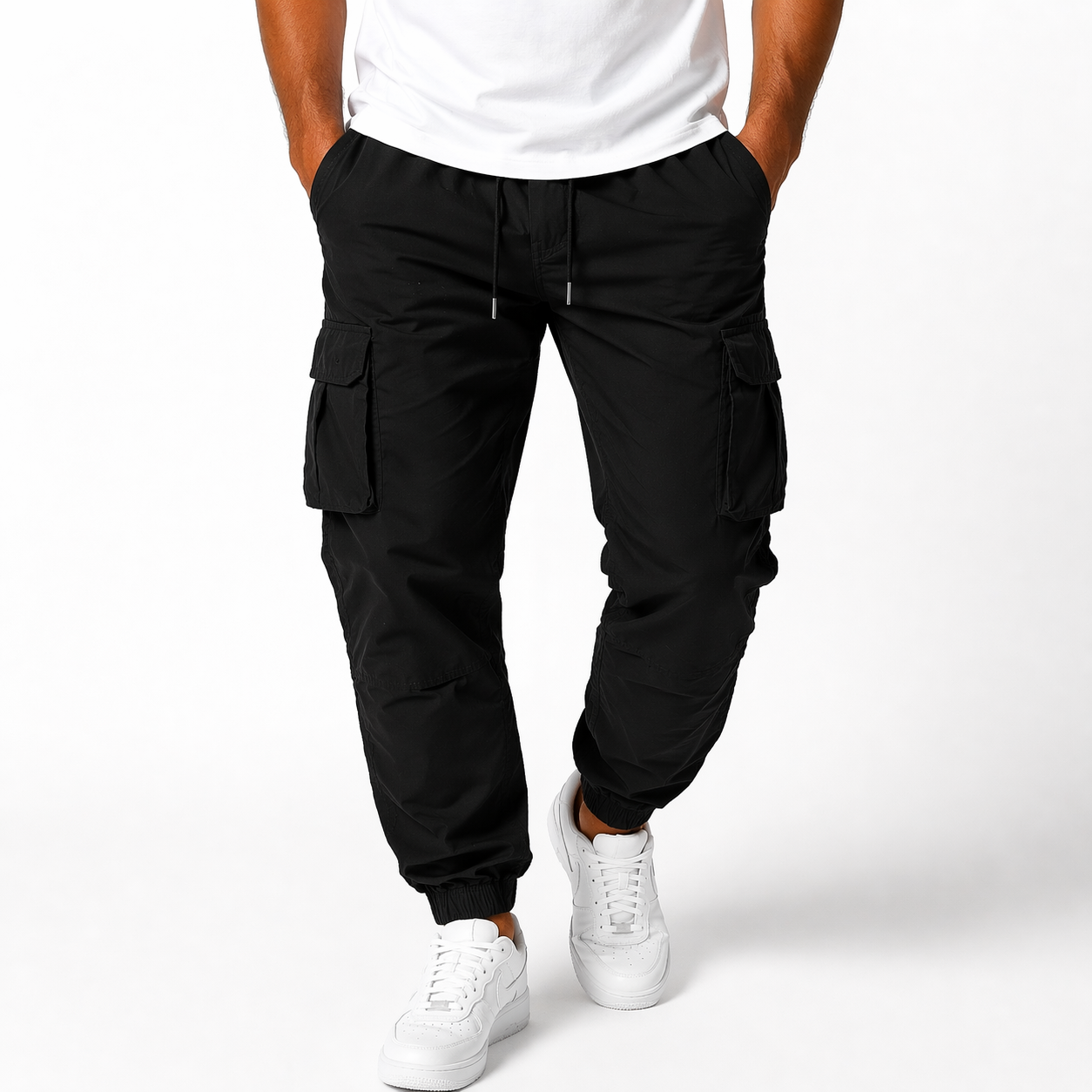 Pantalon Cargo Homme Jogger – Coupe Moderne avec Poches