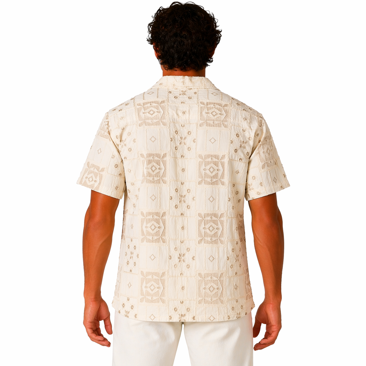 Chemise Homme Motif Brodé Premium