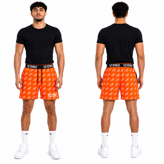 Short Homme ICON2 Motifs All Over Été Tendance Confortable