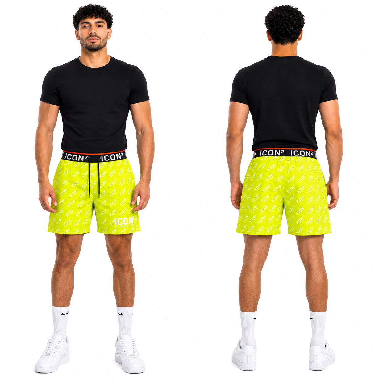 Short Homme ICON2 Motifs All Over Été Tendance Confortable