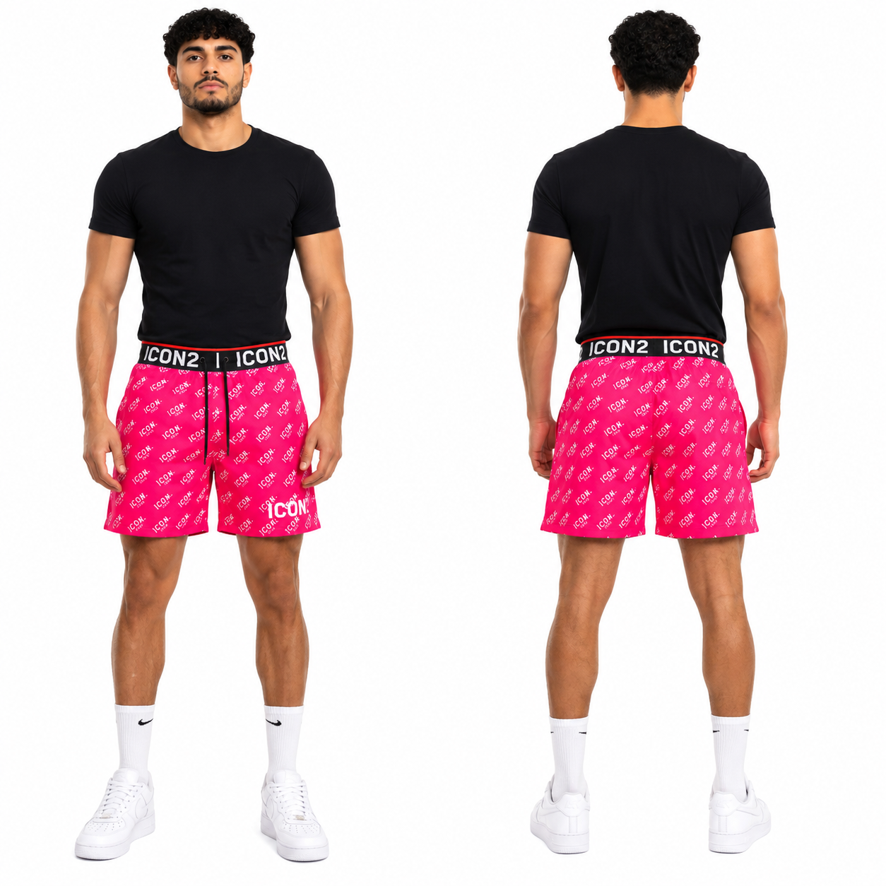 Short Homme ICON2 Motifs All Over Été Tendance Confortable