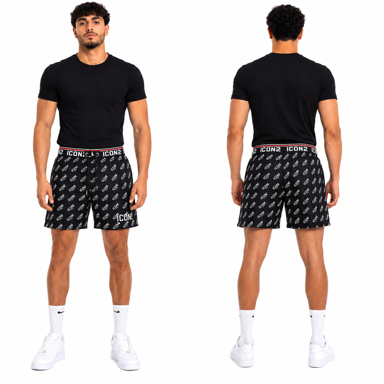Short Homme ICON2 Motifs All Over Été Tendance Confortable