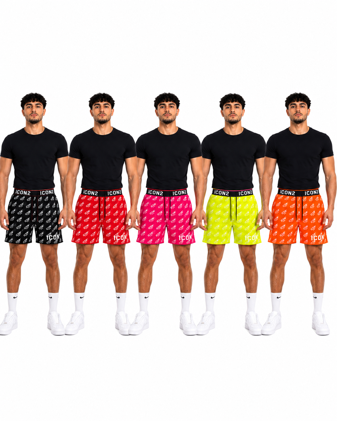 Short Homme ICON2 Motifs All Over Été Tendance Confortable