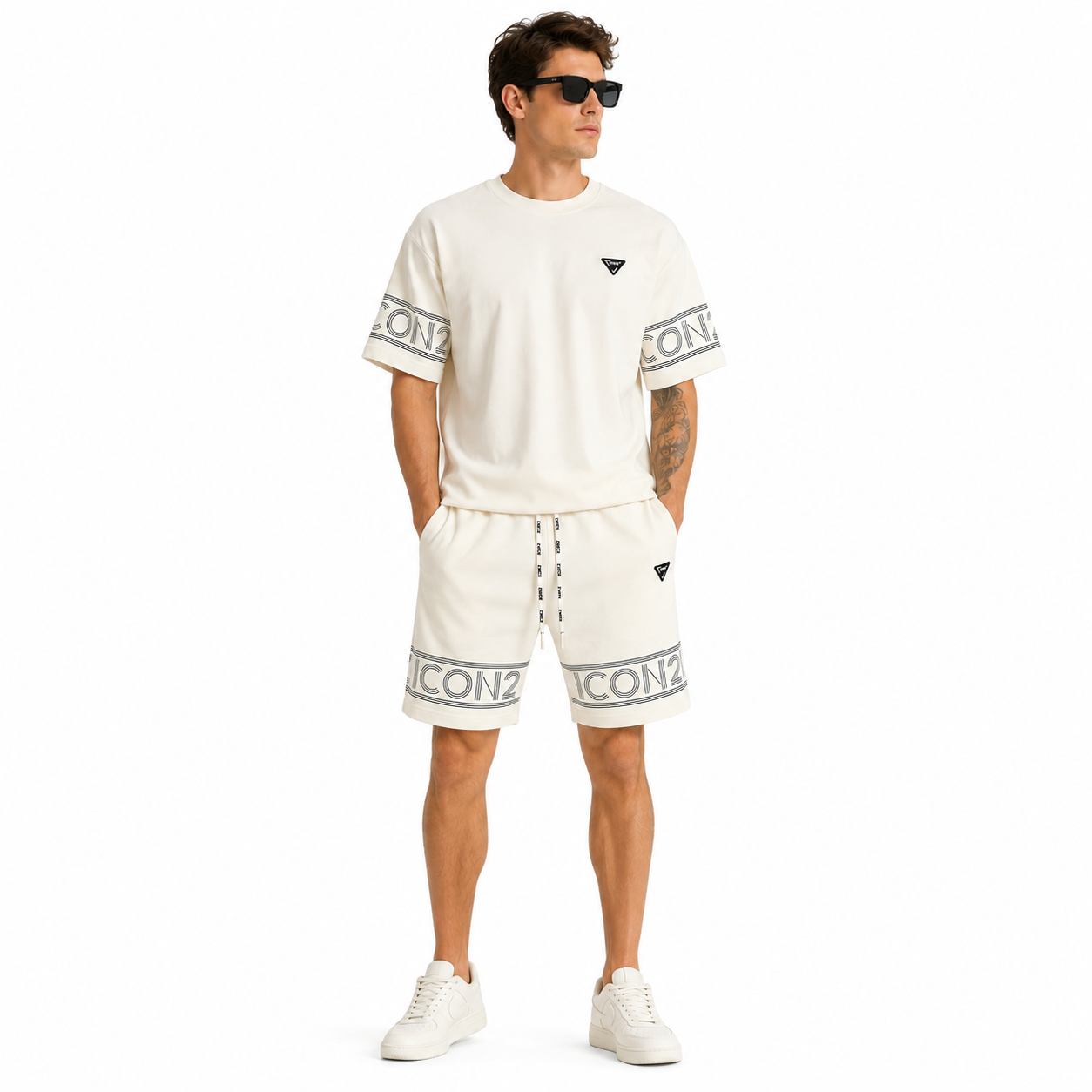 Ensemble Homme Oversize T-Shirt et Short Streetwear Été