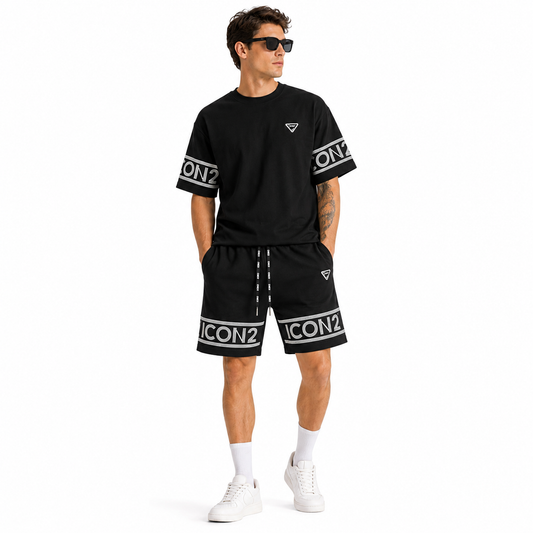 Ensemble Homme Oversize T-Shirt et Short Streetwear Été