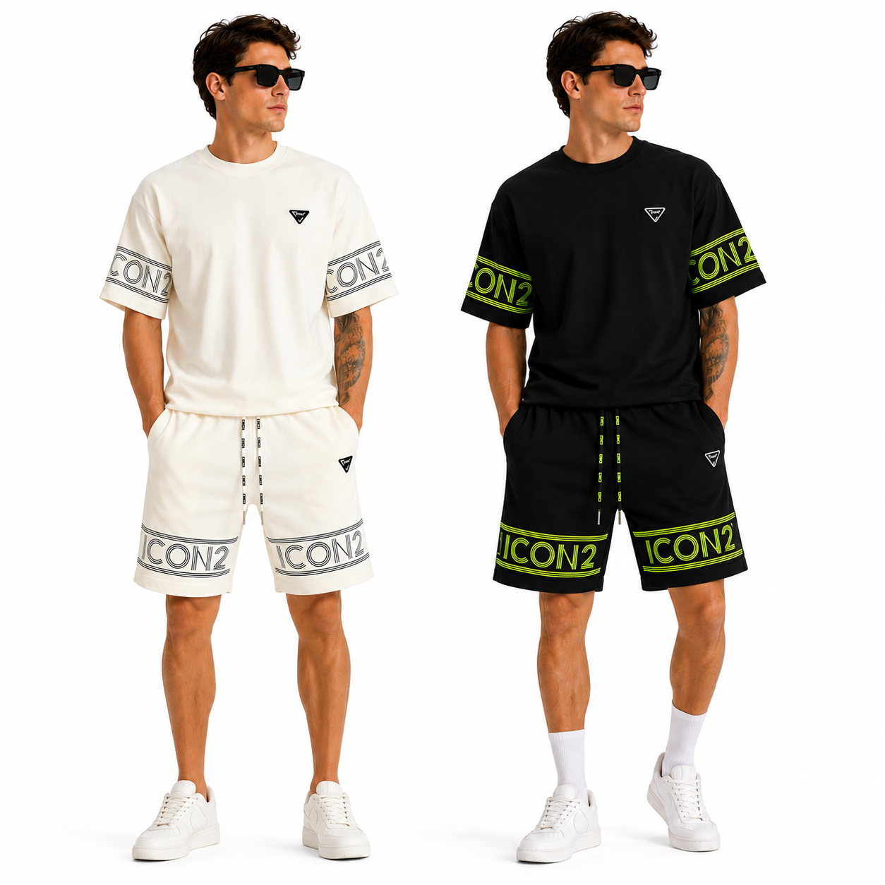 Ensemble Homme Oversize T-Shirt et Short Streetwear Été