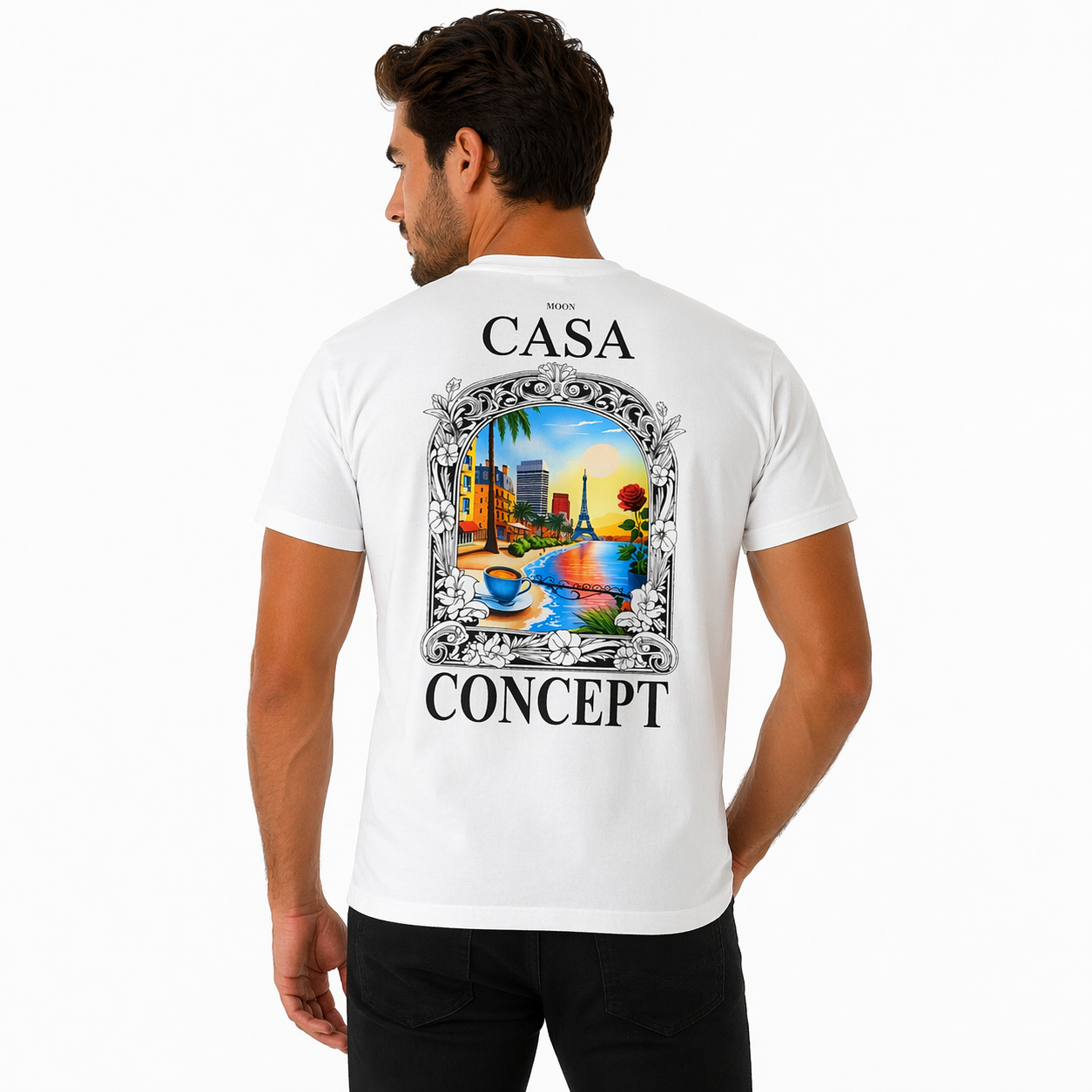 T-shirt Homme CASA Concept – Imprimé Artistique Premium