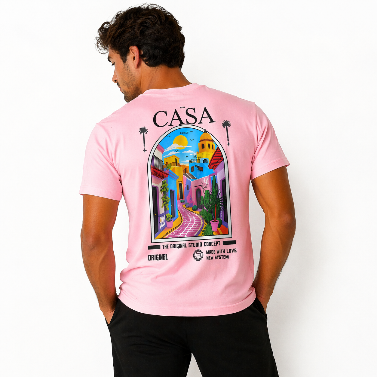 T-shirt Homme CASA Concept – Imprimé Artistique Premium