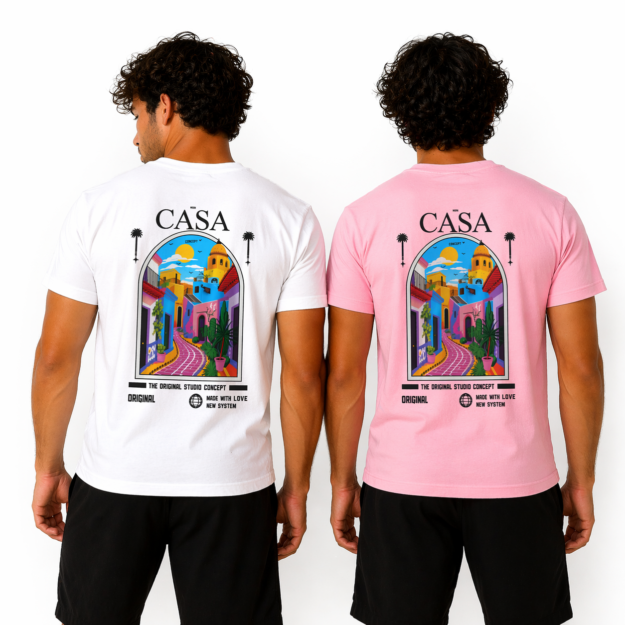 T-shirt Homme CASA Concept – Imprimé Artistique Premium