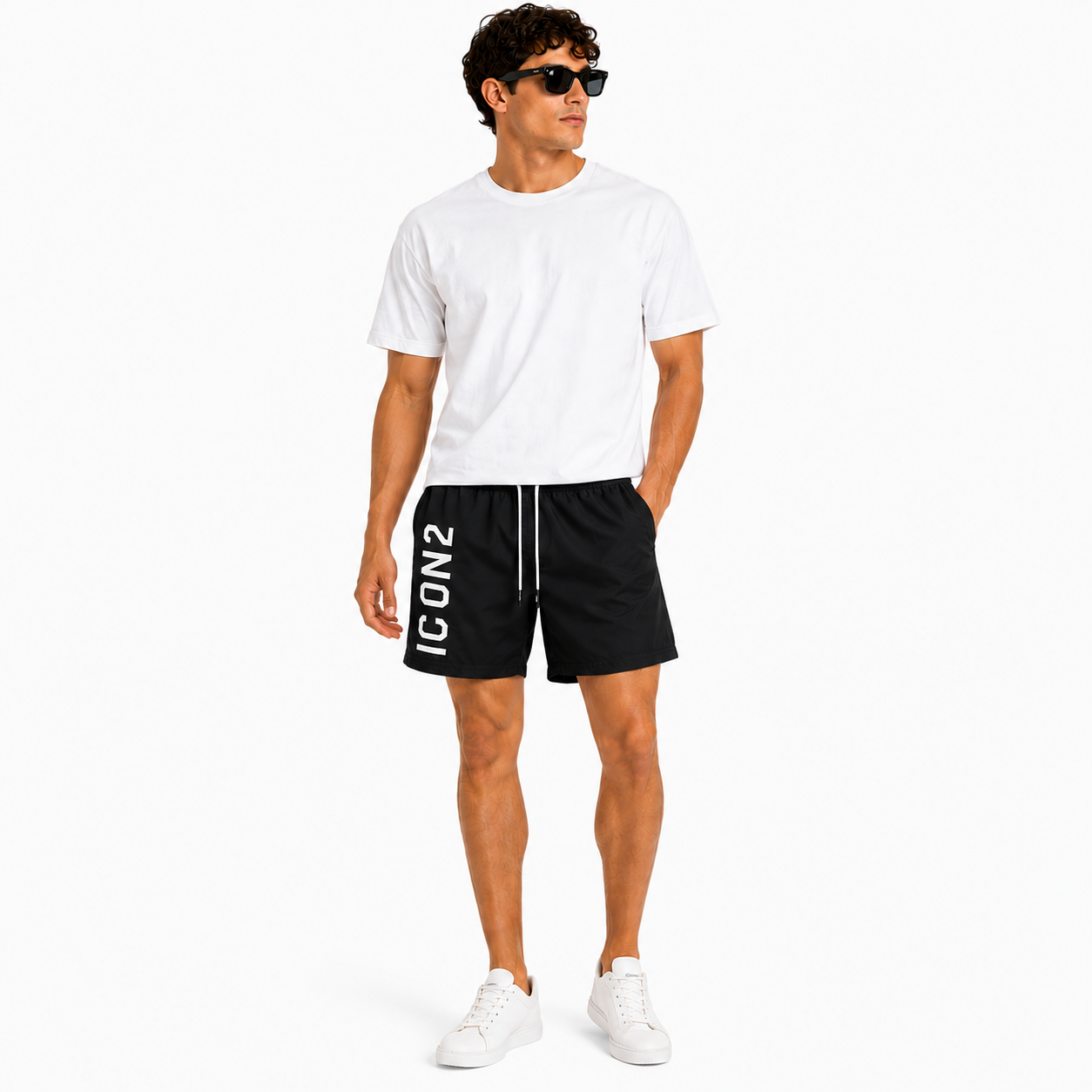 Short Homme ICON2 Style Plage et Streetwear Été