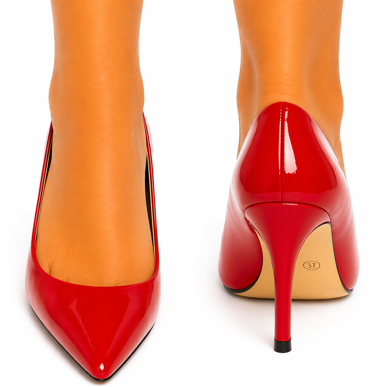 Escarpins Élégants Vernis Talon Haut 9 cm – Coupe Chic & Féminine Confort Idéal pour Look Habillé & Soirée