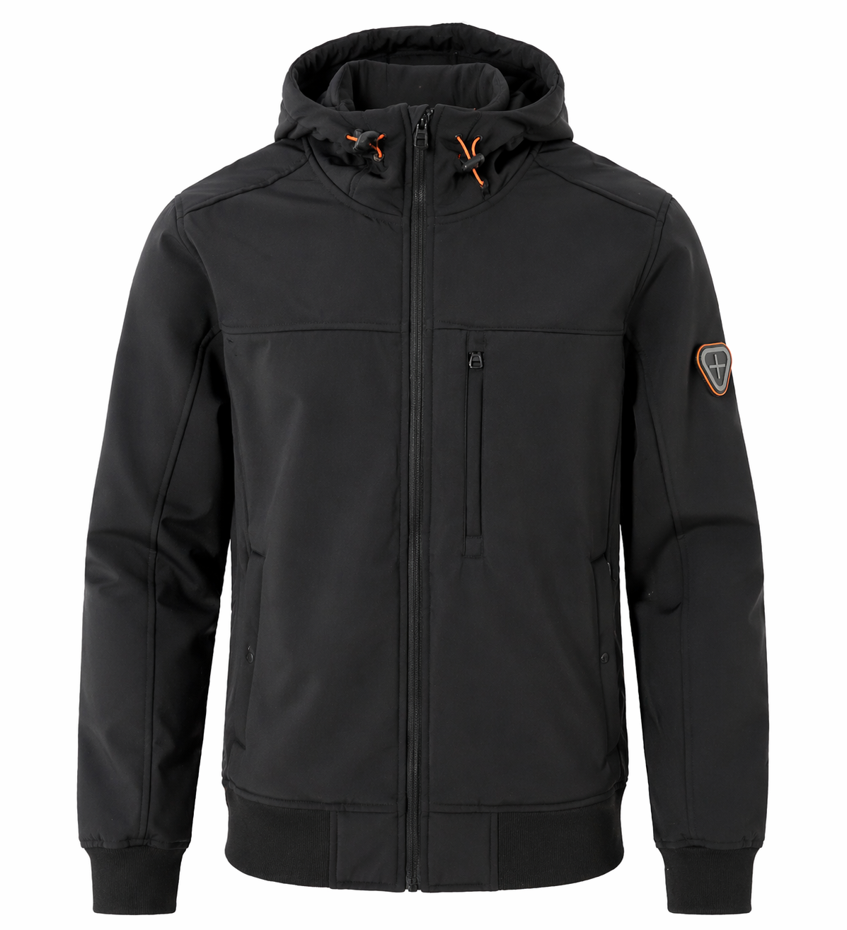Veste homme à capuche zippée – coupe ajustée, style urbain moderne, détails premium