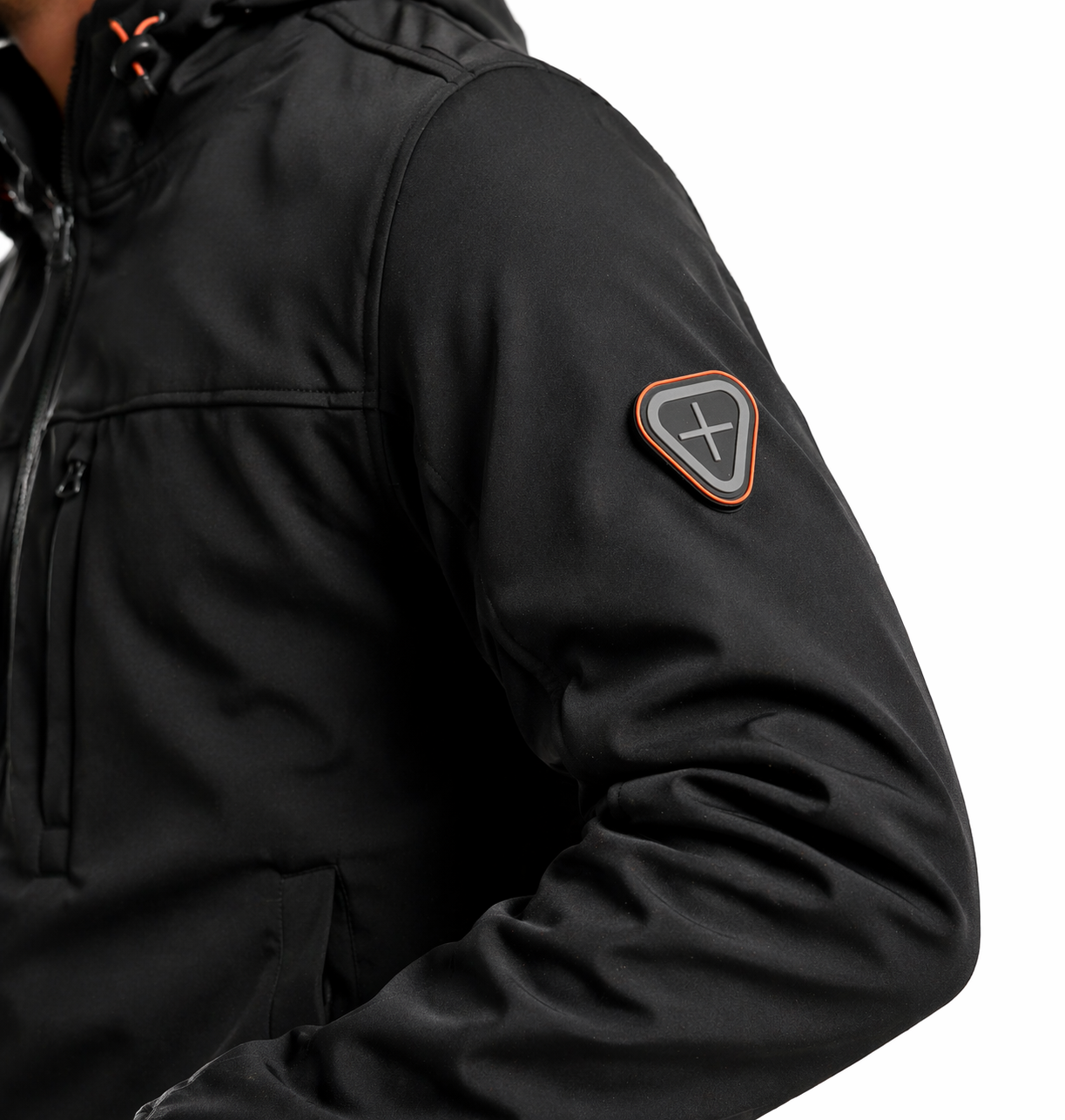 Veste homme à capuche zippée – coupe ajustée, style urbain moderne, détails premium
