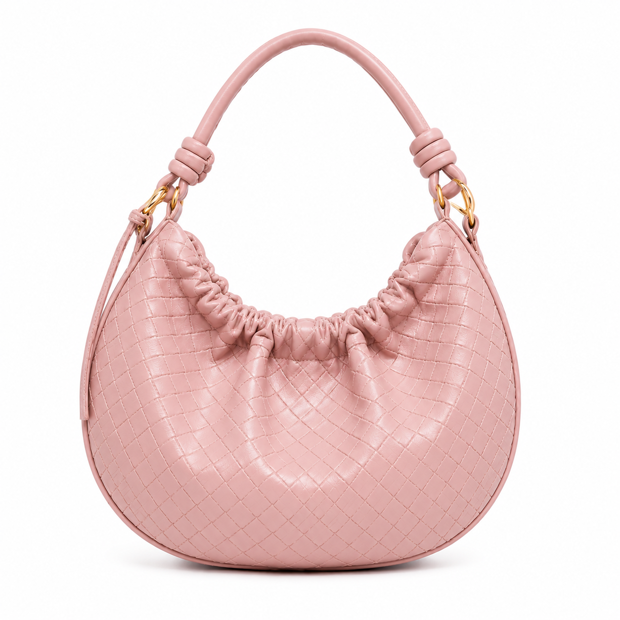 Sac Épaule Femme Tressé Chic – Format Demi-Lune Tendance