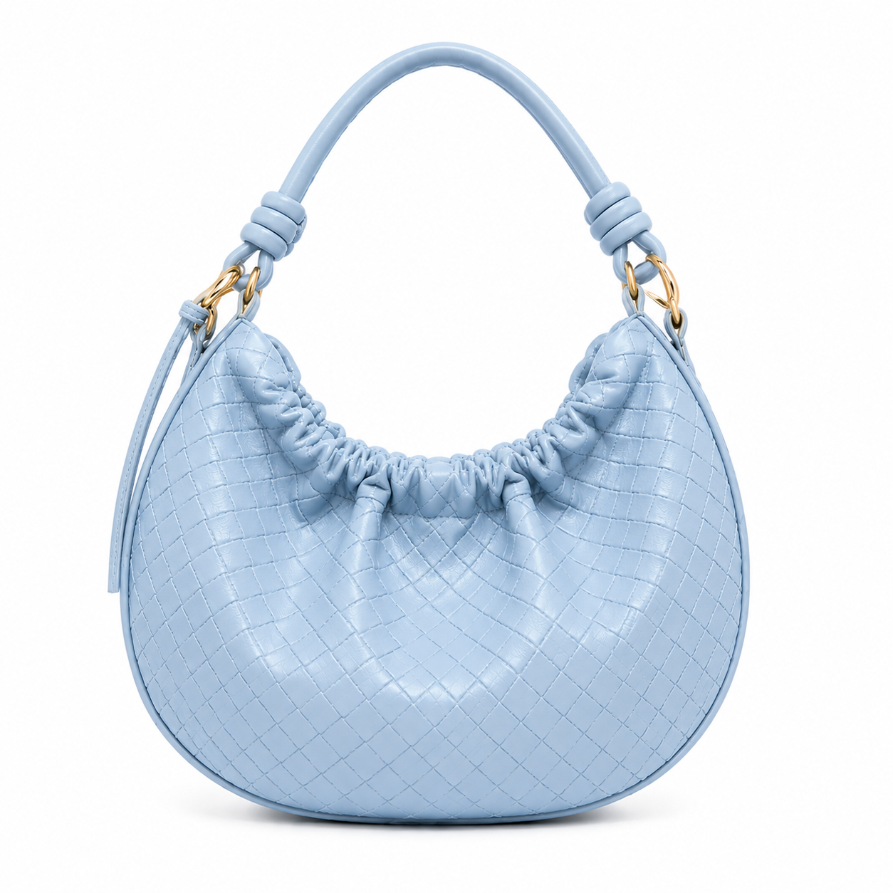 Sac Épaule Femme Tressé Chic – Format Demi-Lune Tendance