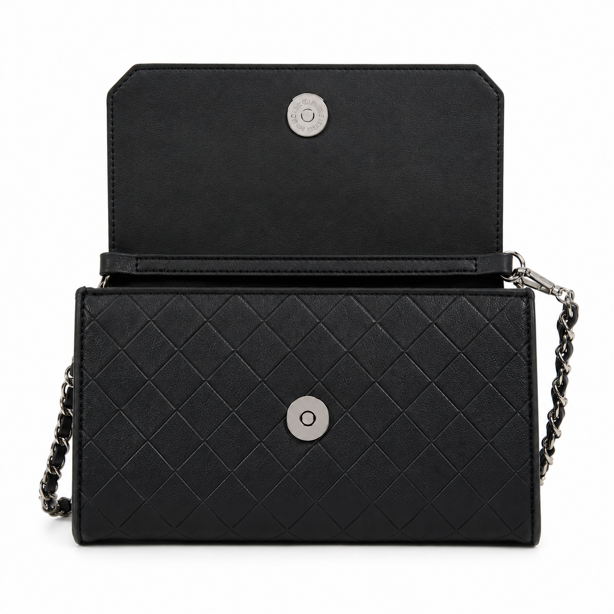 Sac Bandoulière Matelassé  Élégant avec Boucle Strass