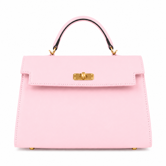 Sac à Main Élégant Femme Rigide Chic Doré