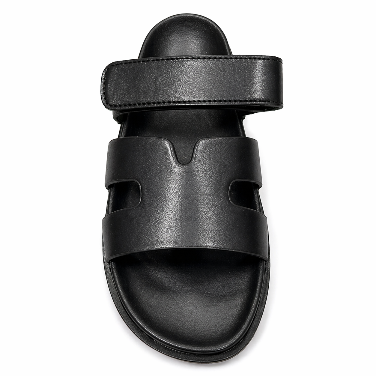 Sandales homme double bride – Semelle confort – Noir & Marron