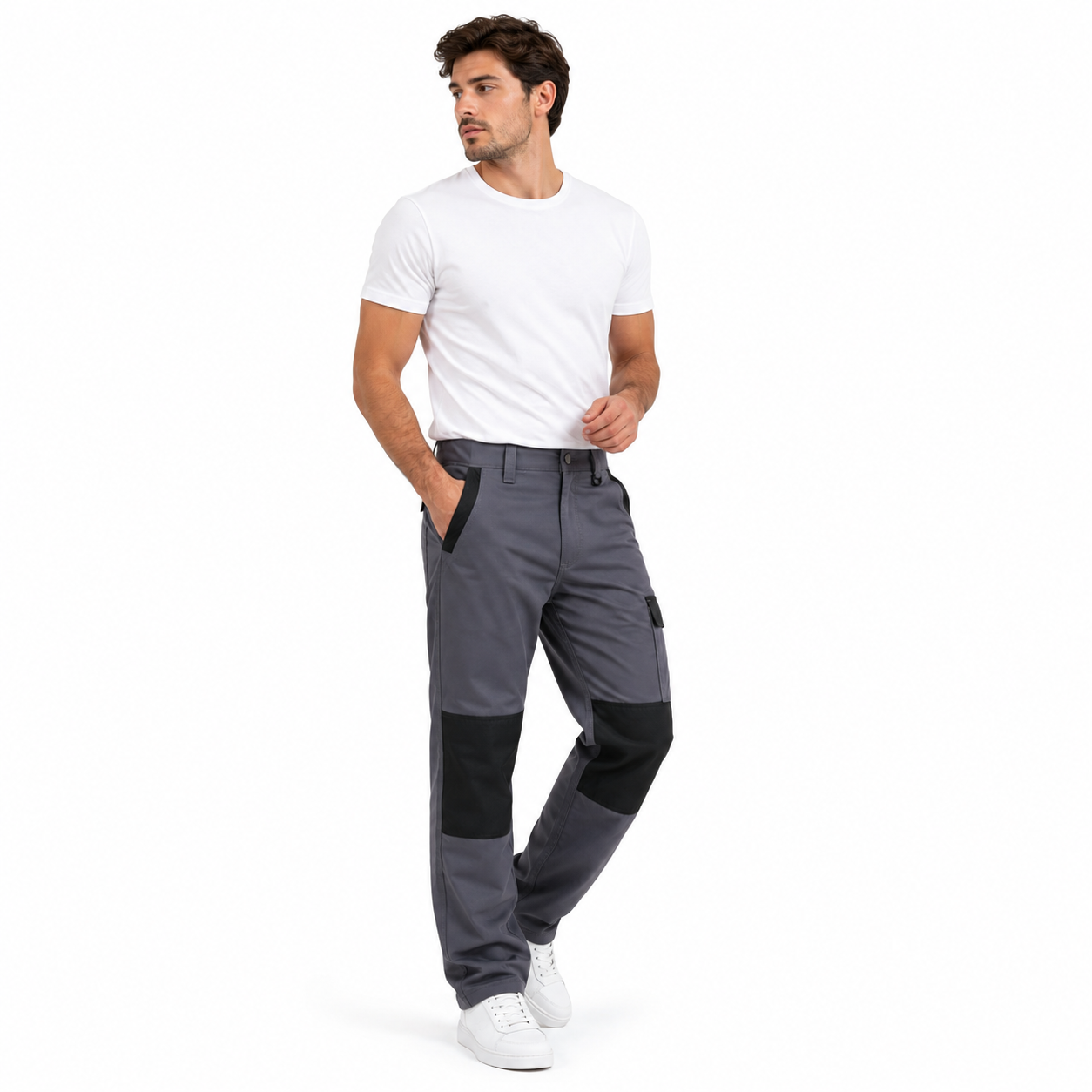 Pantalon de Travail Homme Renforcé Multi-Poches Professionnel