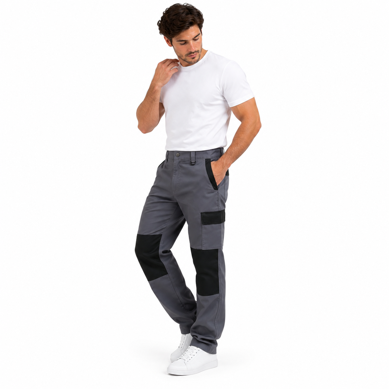 Pantalon de Travail Homme Renforcé Multi-Poches Professionnel
