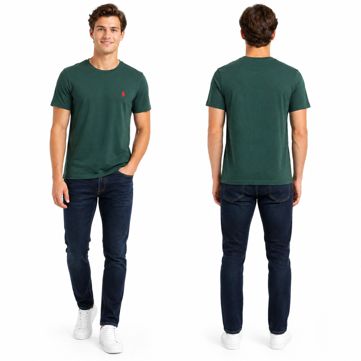 T-shirt homme basique premium coton confortable