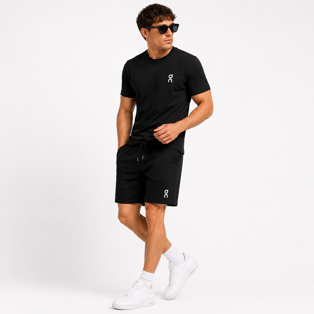 Ensemble Homme T-Shirt et Short Casual – Style Sport Chic