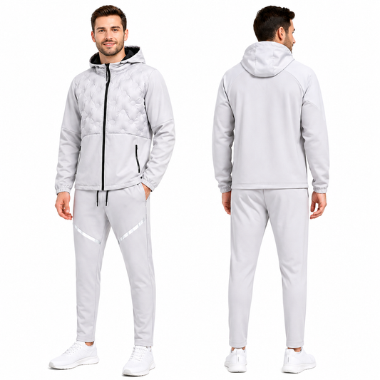 Ensemble jogging homme premium matelassé confortable et moderne