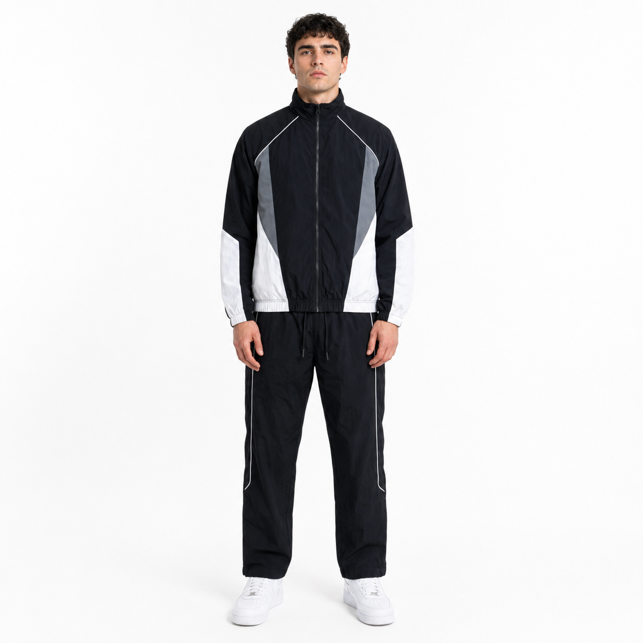 Ensemble Homme Sportswear Deux Pièces Veste Zippée et Pantalon