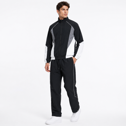 Ensemble Homme Sportswear Deux Pièces Veste Zippée et Pantalon