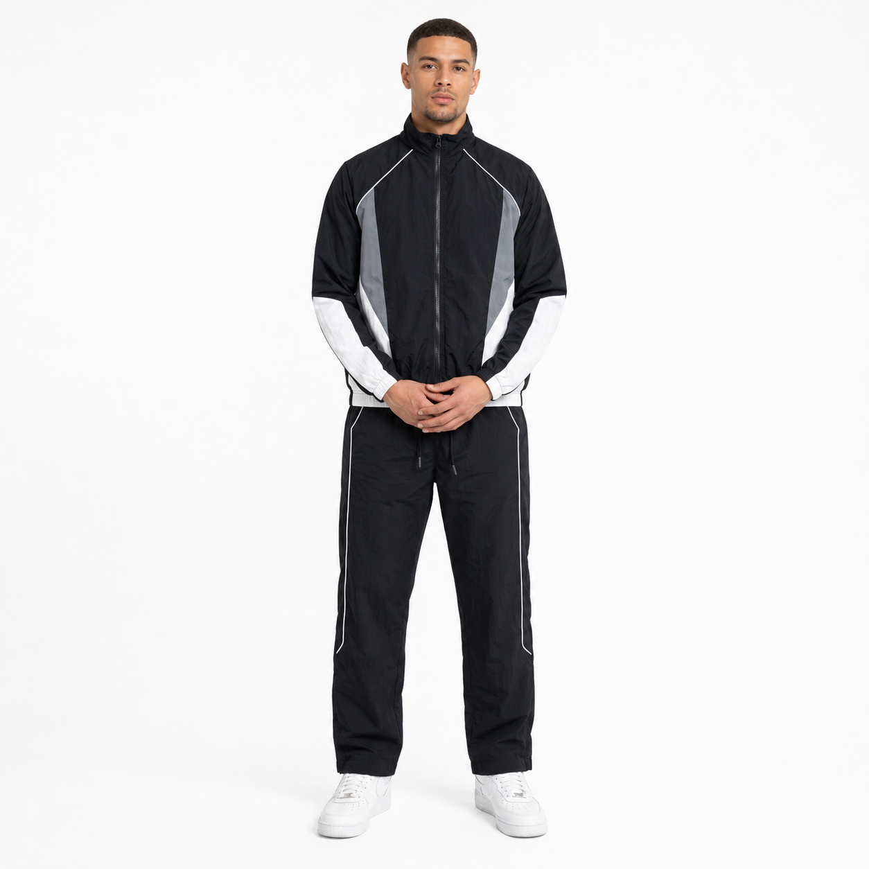 Ensemble Homme Sportswear Deux Pièces Veste Zippée et Pantalon