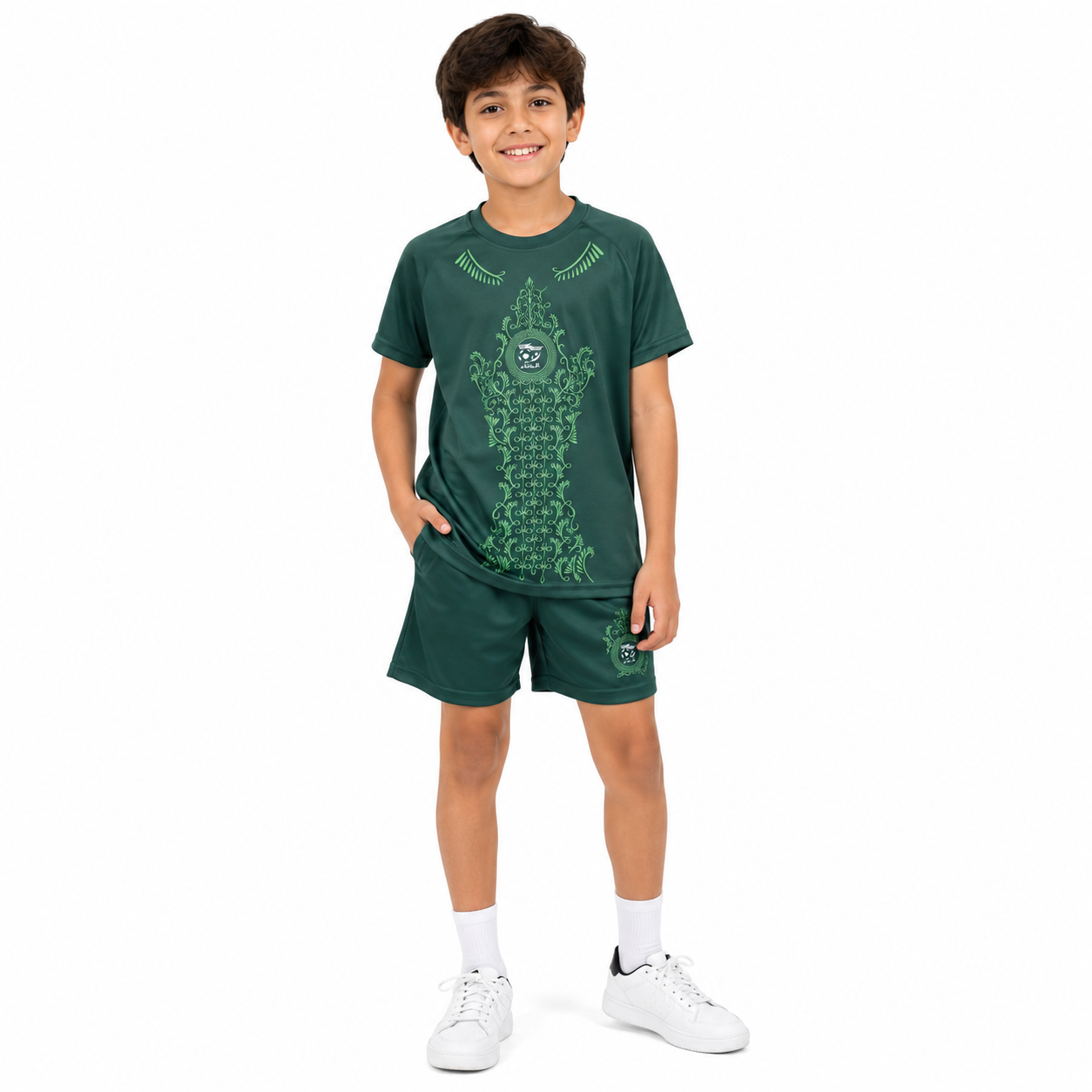 Ensemble de Football Enfant Multicolore – Maillot et Short Sport