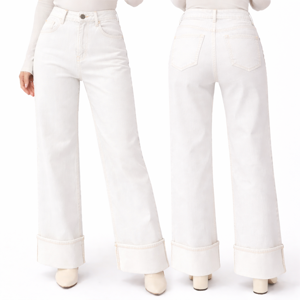 Jean Wide Leg Femme Taille Haute – Coupe Large Chic
