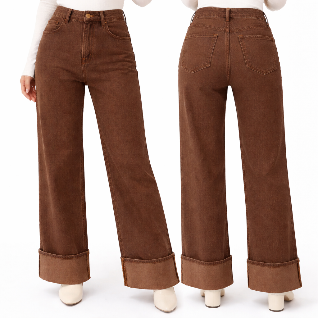 Jean Wide Leg Femme Taille Haute – Coupe Large Chic