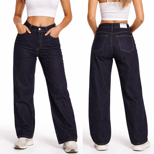 High-Waist Wide Leg Jeans für Damen „Nova“ – Schick & Trendy weiter Schnitt