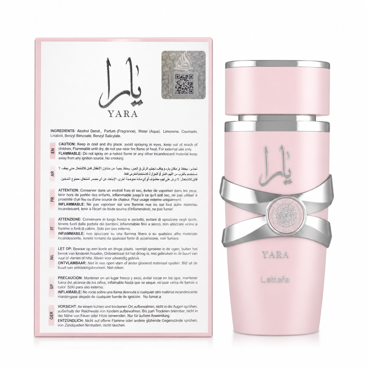 Parfum Yara Rose Lattafa 100ml Femme