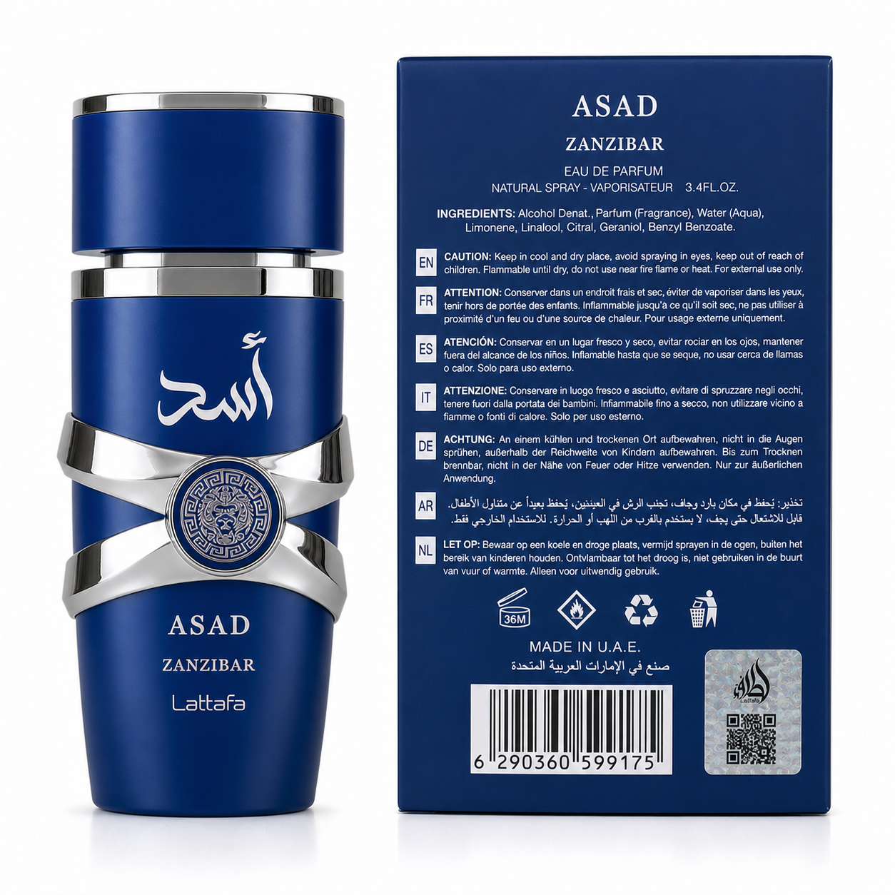 Asad Zanzibar – Eau de Parfum | Lattafa