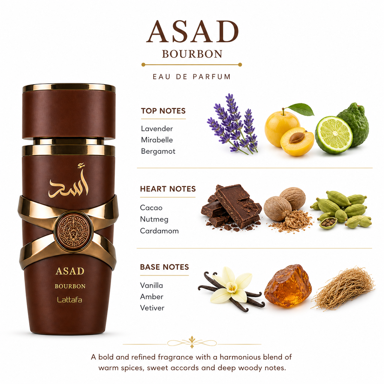 Asad Bourbon – Eau de Parfum | Lattafa