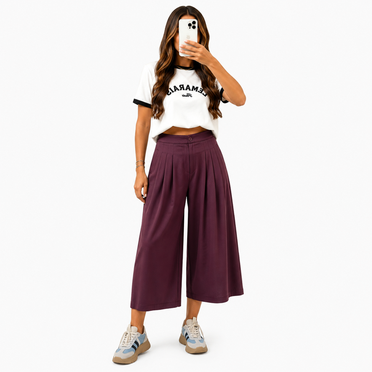 Pantacourt Large Femme – Taille Élastique et Coupe Fluide