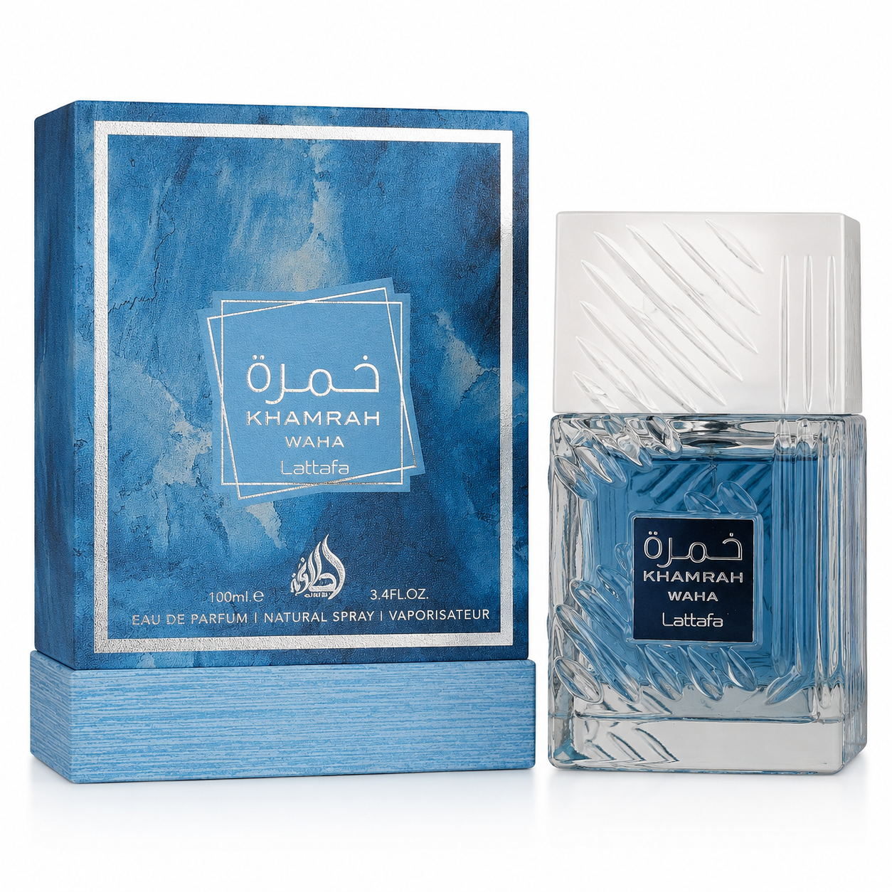 Lattafa Khamrah Waha Eau de Parfum 100ml – Parfum Frais Aquatique et Boisé