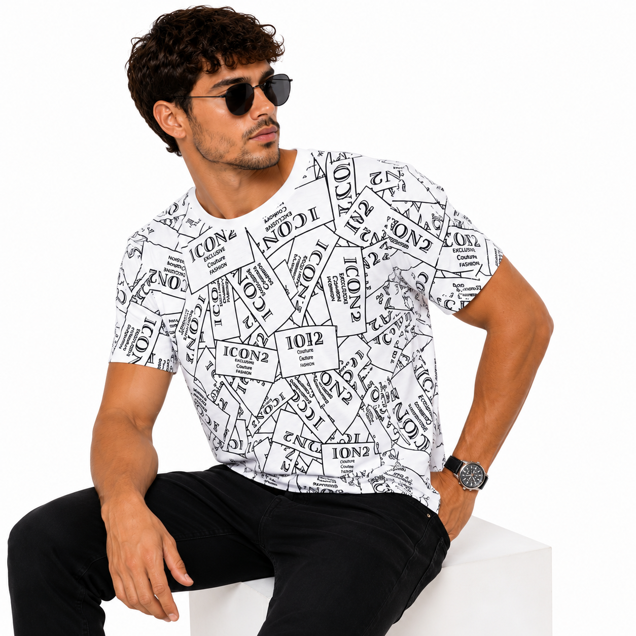 T-Shirt Homme - All Over Print Streetwear