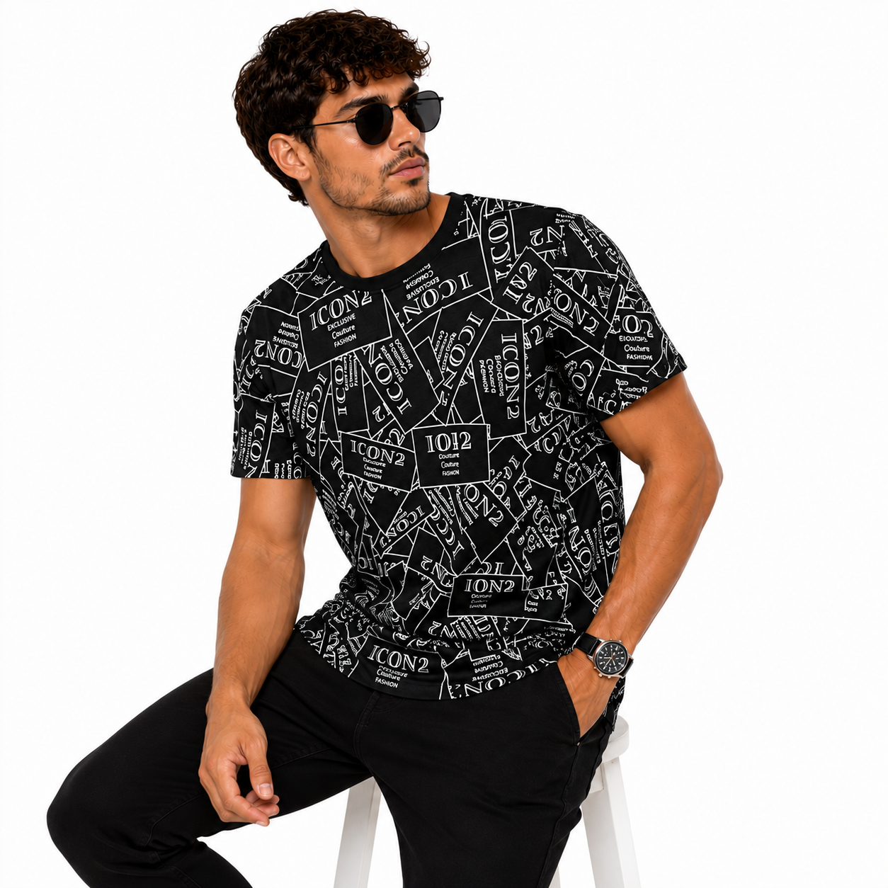 T-Shirt Homme - All Over Print Streetwear