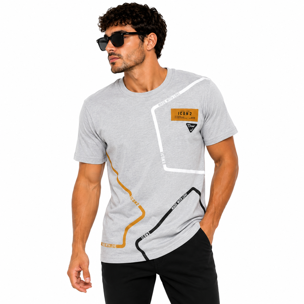 T-Shirt Homme Design Graphique Premium