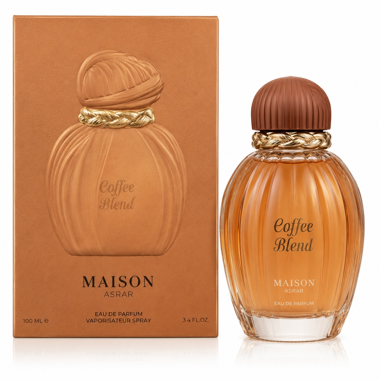 Maison Asrar Coffee Blend Eau de Parfum 100ml – Parfum Gourmand Café Vanille Épicé