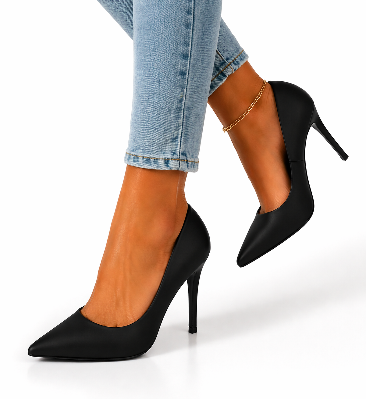 Escarpins Camille – Talons Aiguilles Effet Mat Élégance