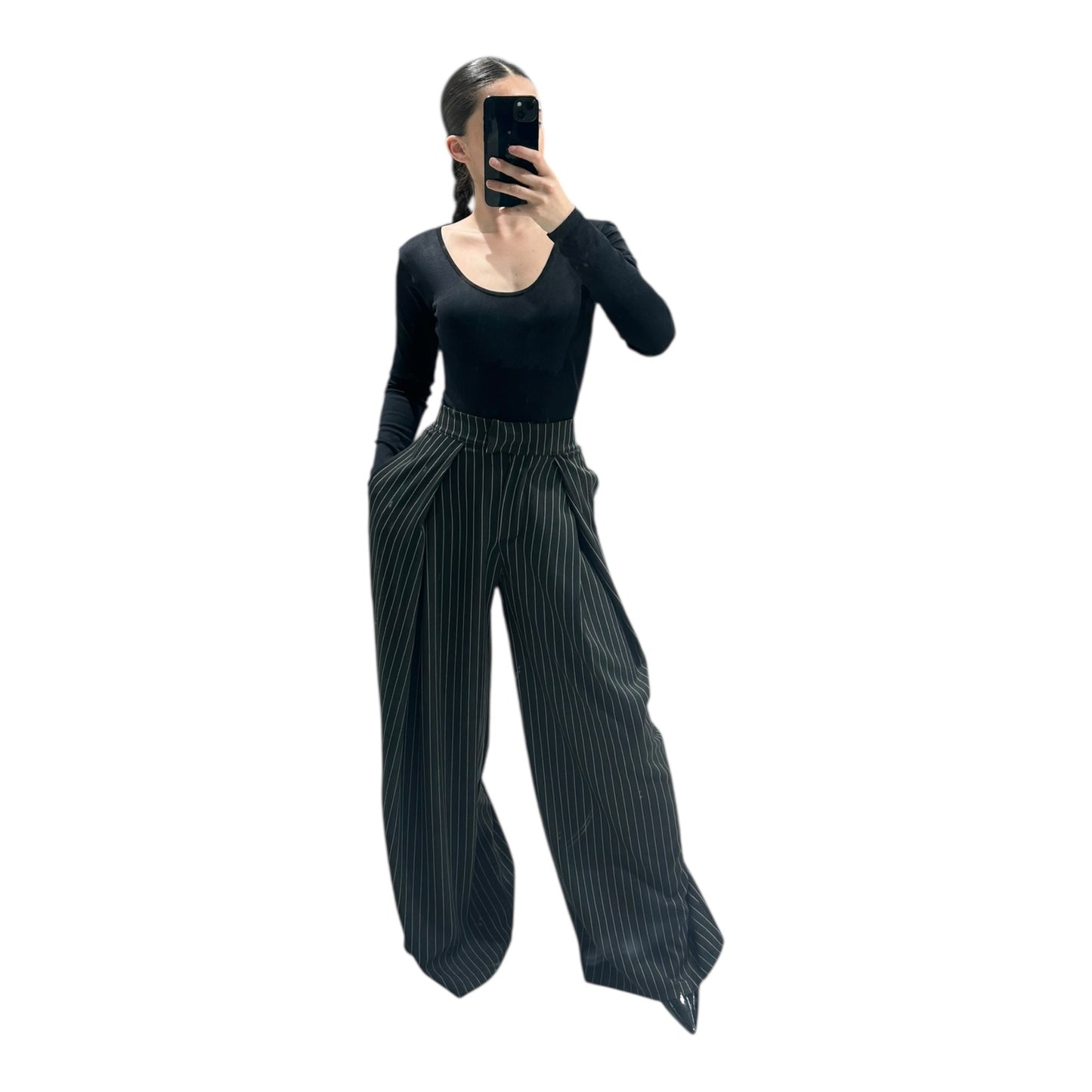 pantalon fashion à rayures