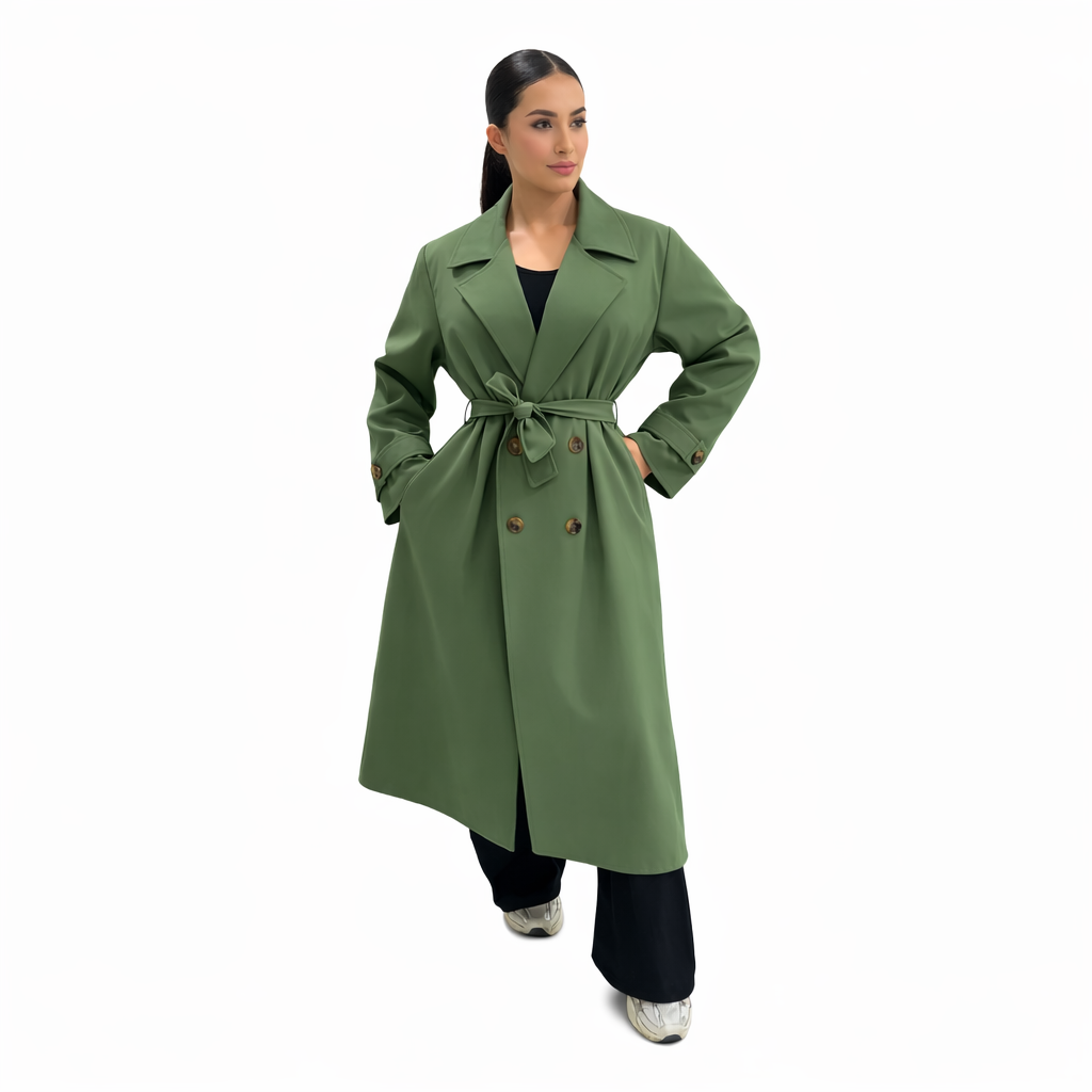 Trench 415 Printemps Été Oversize Femme Élégant Chic Moderne